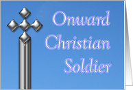Onward Christian Soldier card
