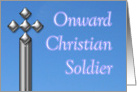 Onward Christian Soldier card