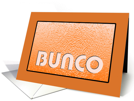 Bunco card (99571)