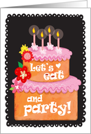 Let’s Eat and Party Happy Birthday card