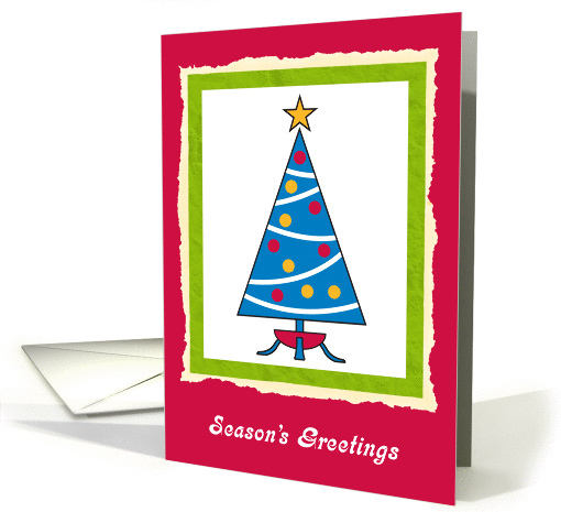 Season's Greetings Modern Christmas card (95771)