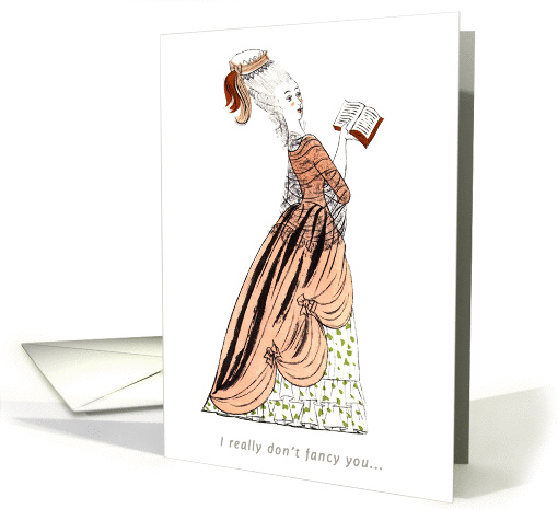 I really don't fancy you... Sarcastic, Rude card (95779)