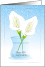 Calla Lily 60th Anniversary Card