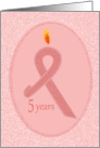 5 Year Cancer Survivor card