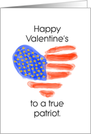Happy Valentine’s Day Patriot card