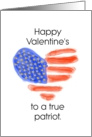 Happy Valentine’s Day Patriot card