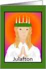 Julafton St. Lucia card