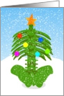 Lumbar Christmas Tree card