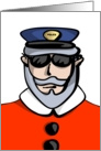 Santa Police Officer card
