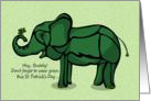 St Patrick’s Day Elephant for Friend card