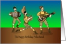 The Happy Birthday Polka Band card