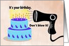 Covid Birthday Blower card