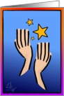 Reach for the stars card