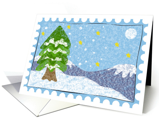 Christmas Postage card (117479)