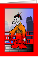 Happy Chinese New Year - Rat card