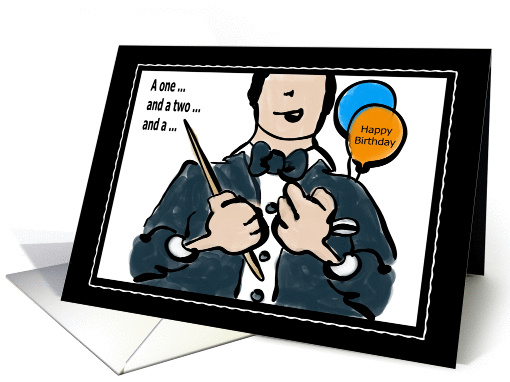 Happy Birthday Maestro card (1245810)