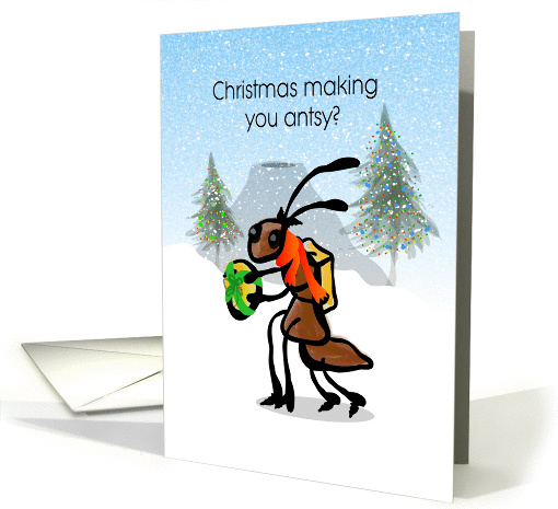 Antsy Christmas card (1282404)