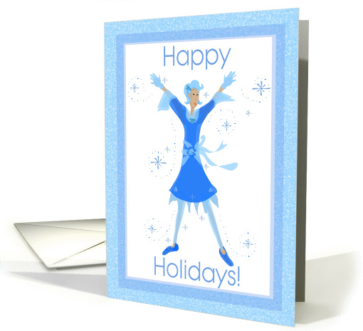 Winter Faery Happy Holidays card (1282406)