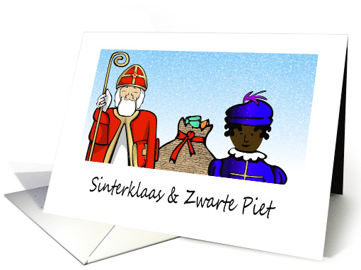 Sinterklaas and Zwarte Piet card (1311398)