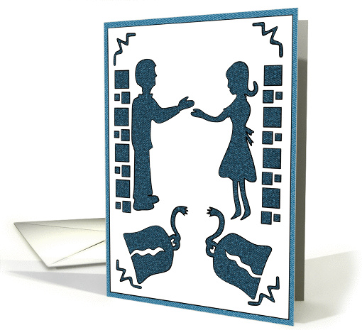 Amicable Divorce / Friendly Breakup card (133926)