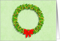 Holiday Wreath Card