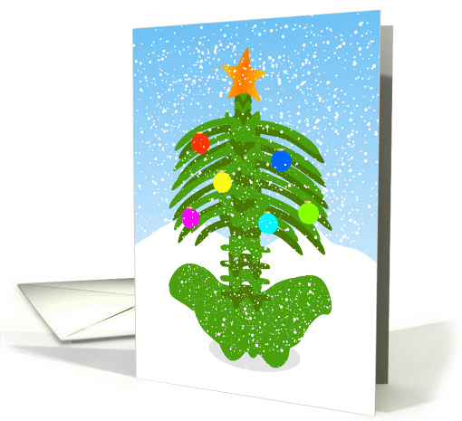 Lumbar Christmas Tree card (1412810)