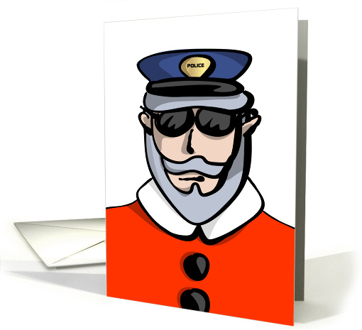 Santa Police Officer card (1412868)