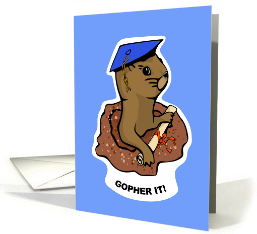 Gopher it, Graduate! card (1437458)