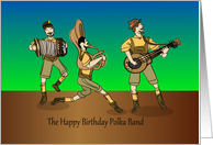 The Happy Birthday Polka Band card
