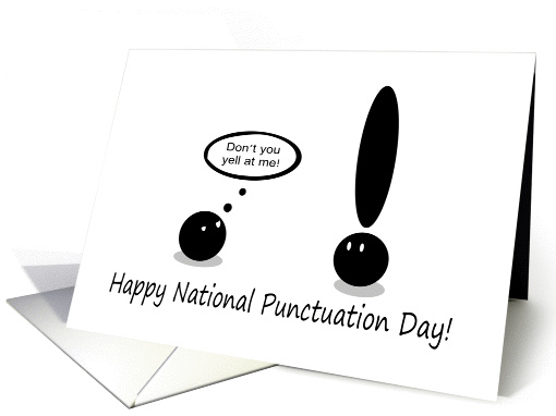 Happy National Punctuation Day card (1449246)