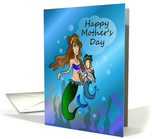 Happy Mother's Day Mermaids card (1524408)