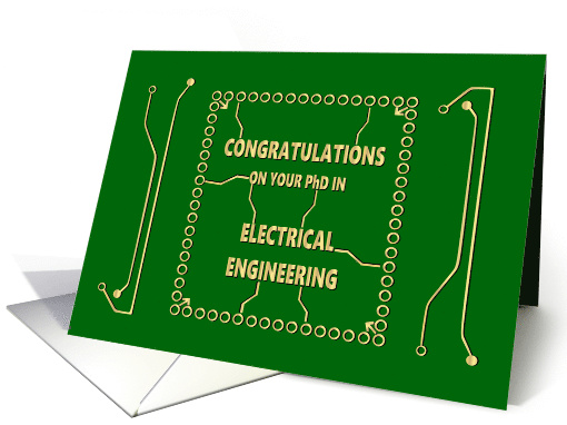 Congrats on your PhD in Electrical Engineering card (1524480)