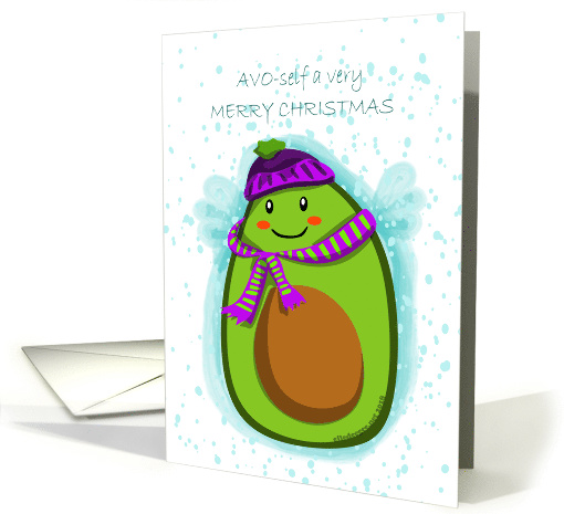 Avocado Christmas Greeting card (1552026)