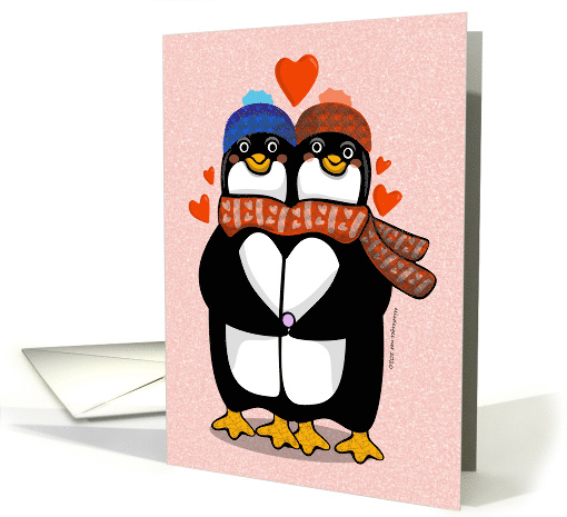 Valentine Penguins card (1595842)
