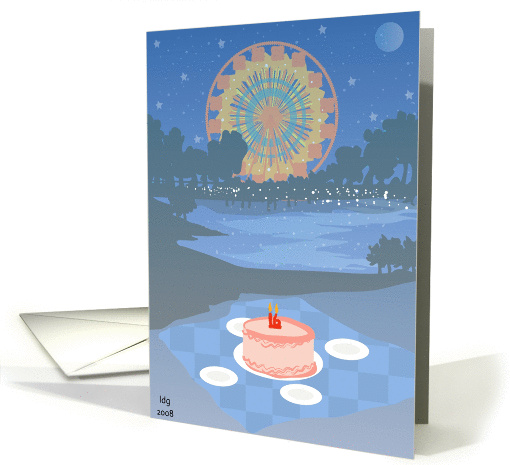 Ferris Wheel Sweet Sixteen card (170352)