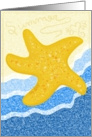 Summer Starfish Beach Card