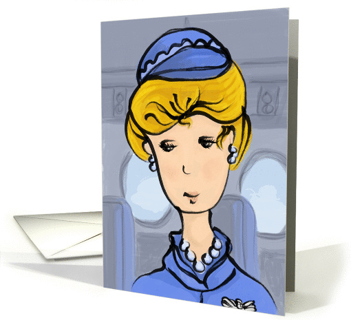 Airline Flight Attendant card (293764)