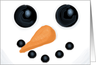 Smiling Snowman card