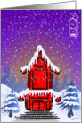 Winter Pagoda card