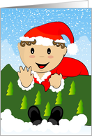 Santa Baby Boy card