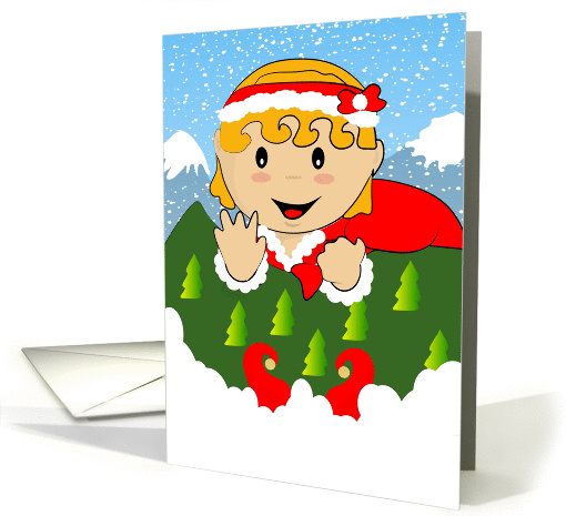 Santa Baby Girl card (318764)