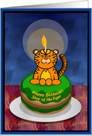 Happy Birthday! Year of the Tiger card