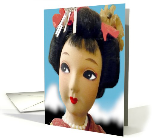 Spring Girl in Japan card (554189)