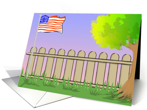 Patriotic Summer card (86693)