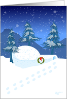Across the Miles, Igloo Christmas card