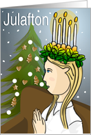 Jul Afton (Christmas Eve) Sweden card