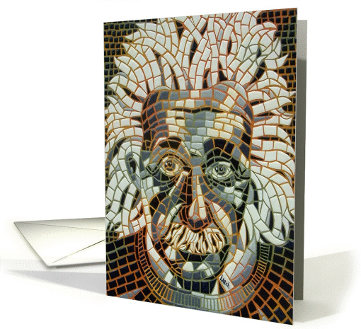 Mosaic BIRTHDAY Einstein card (60063)