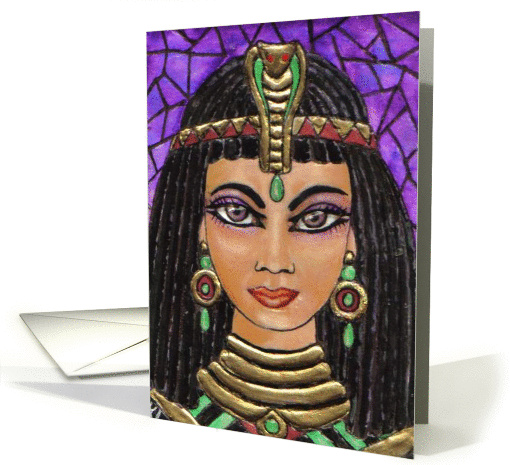 Mosaic BIRTHDAY Cleopatra card (61226)