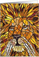 Mosaic FATHER’S DAY Lion card