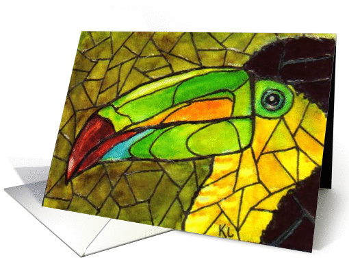 Mosaic BLANK INSIDE Tocan card (61368)